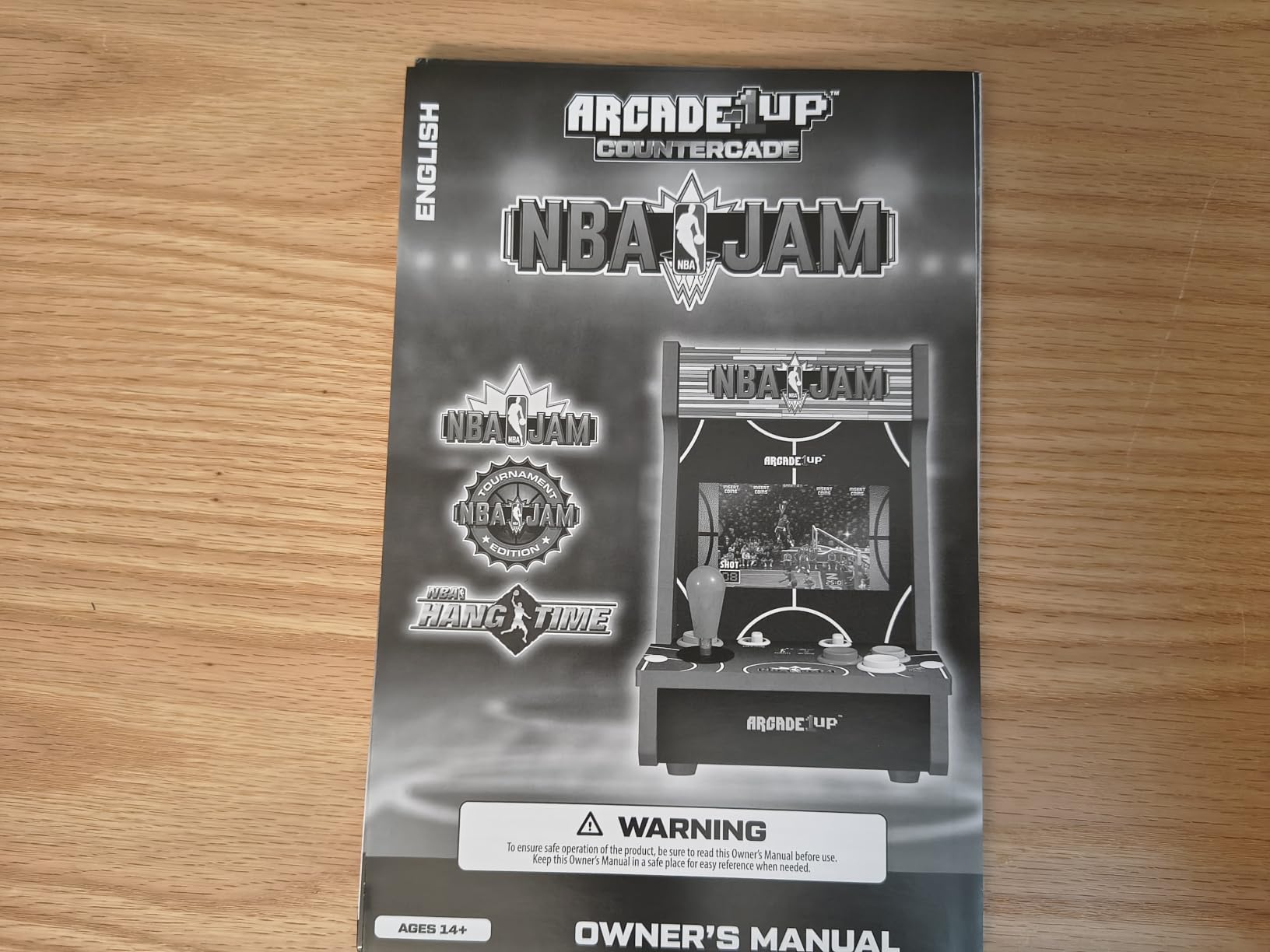 Arcade1Up NBA JAM Countercade Arcade, NBA JAM TE and NBA Hang Time | 7-Inch LCD Screen, Light-Up Marquee and Real-Feel Arcade Controls customer photo 2