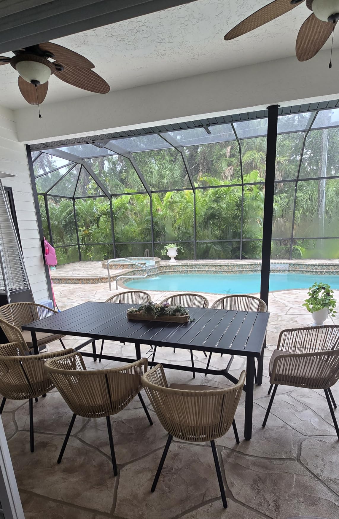 PHI VILLA 9pc Outdoor Dining Set, 83