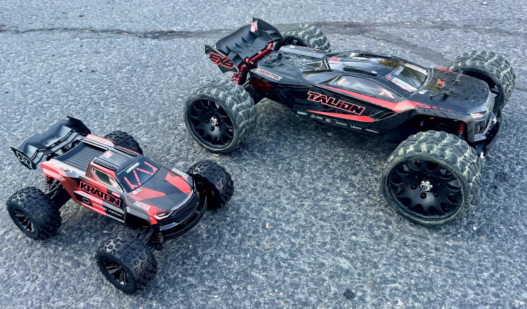 ARRMA 1/16 Mini Kraton 3S DSC 4X4 RTR Brushless RC Speed Truck, Black/Red, ARA2508T1 customer photo 2