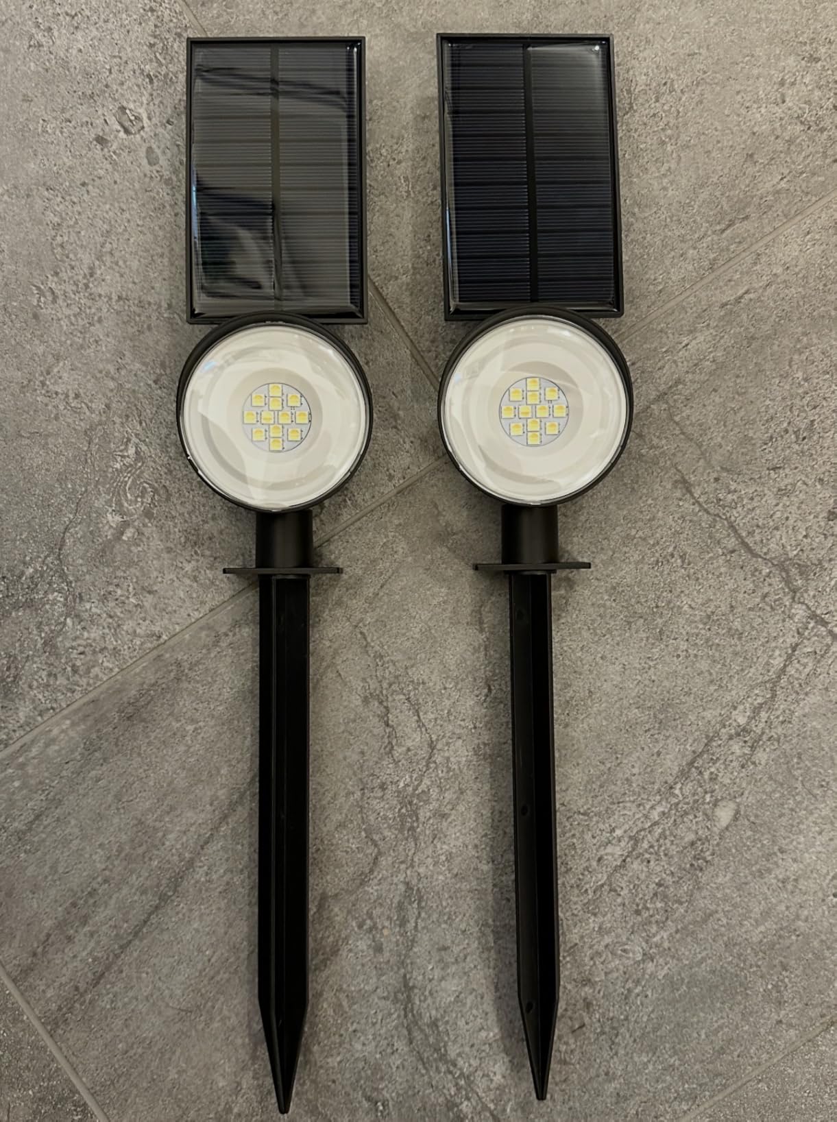 nipify 12 Pack Solar Spot Lights Outdoor Waterproof, Landscape Spotlights | 3 CCT/2 Brightness, Adjustable Solar Panels, Auto On/Off, Uplights Lighting for Outside Garden Yard Trees Walkway Pathway customer photo 2