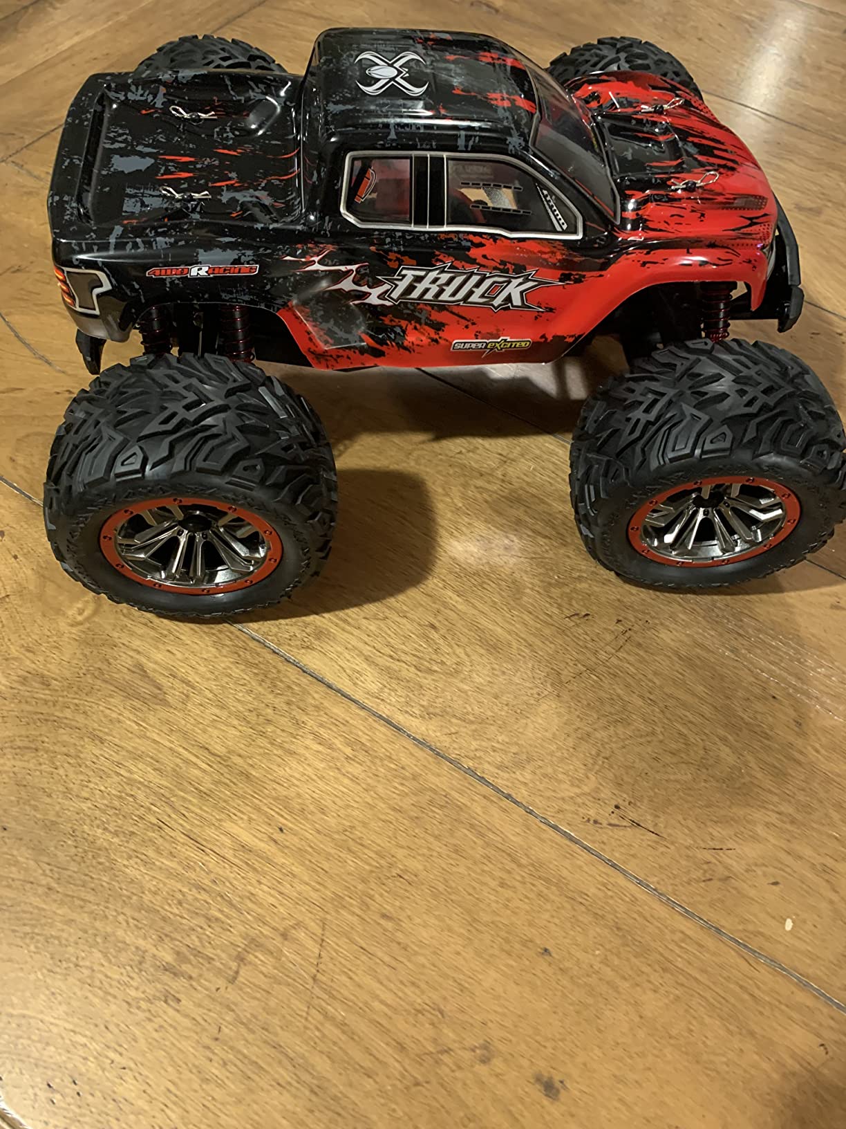 Hosim 1:10 Fast Brushless RC Cars for Adults, High Speed 4WD Off-Road Remote Control Car Truck, Electric RTR Monster Truck, Waterproof All Terrain Hobby Grade RC Truck Toy Gift for Boys Age 8+ customer photo 1