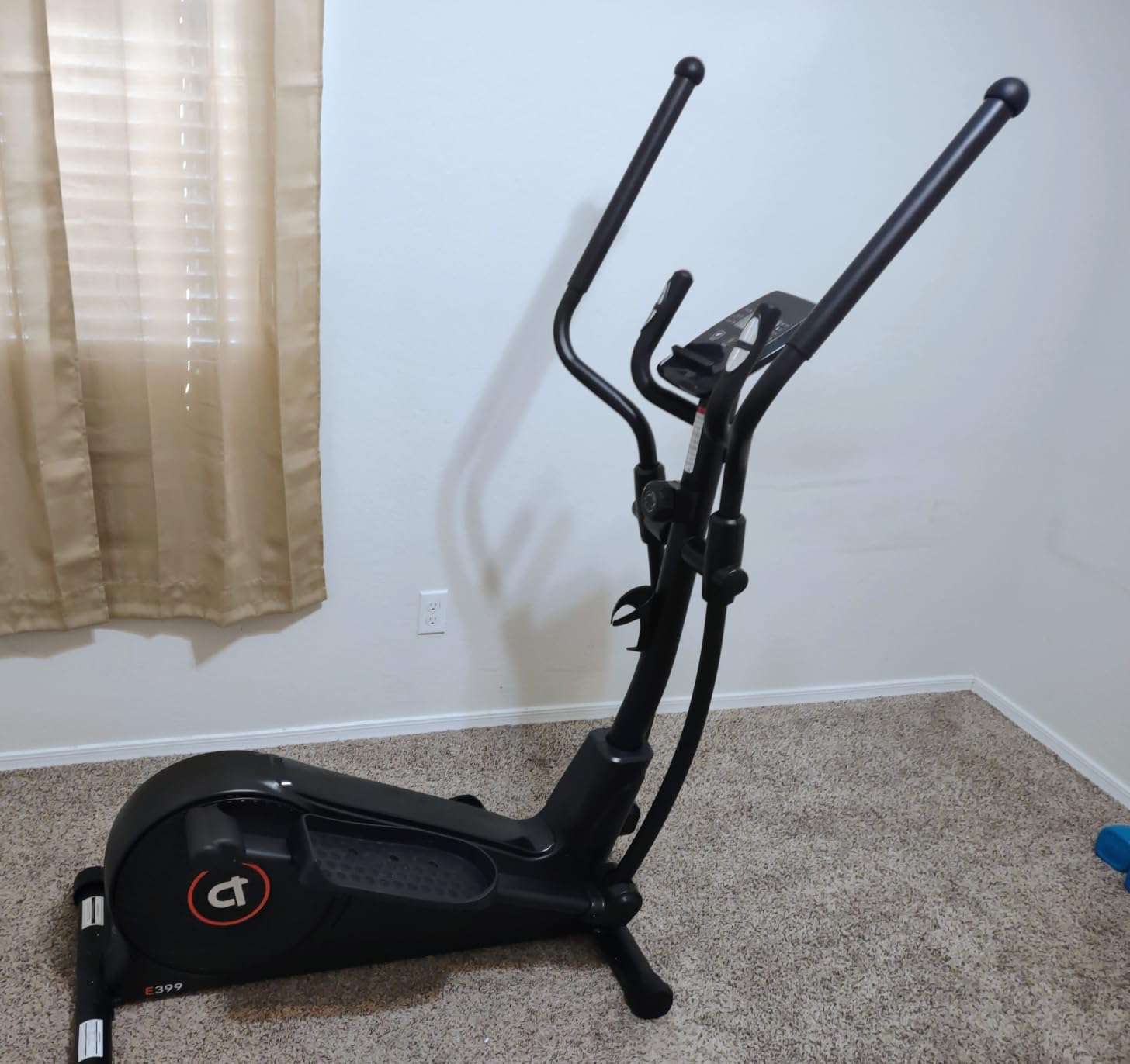 pooboo Elliptical Machine, Elliptical Exercise Machine with 16-Level Resistance & Quiet Magnetic Driving System, 15.5-17IN Stride, 350LBS Weight Capacity customer photo 1