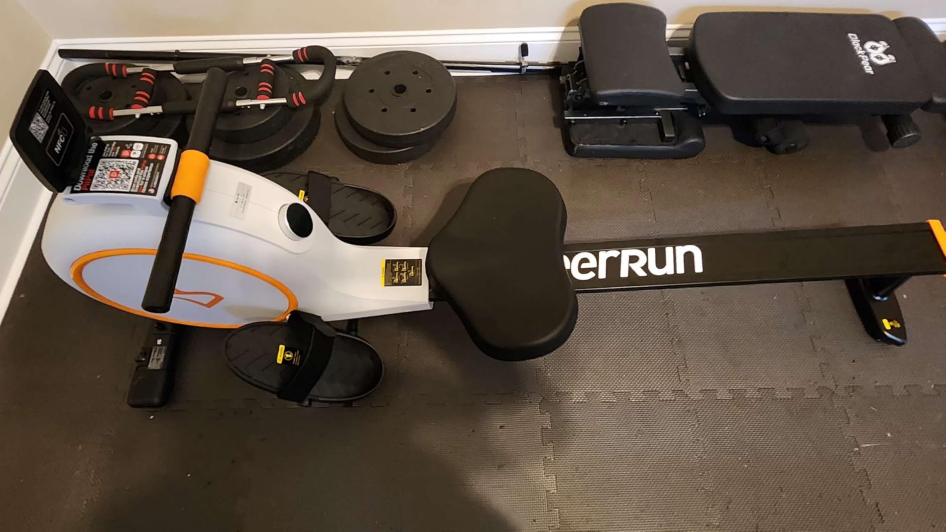 Superun Upgraded Rowing Machines for Home, Magnetic Rowing Machine with 32 Levels, Rower Machine of Quiet Resistance & 300LBS Weight Capacity, Row Machine with LED Monitor, App Supported customer photo 2