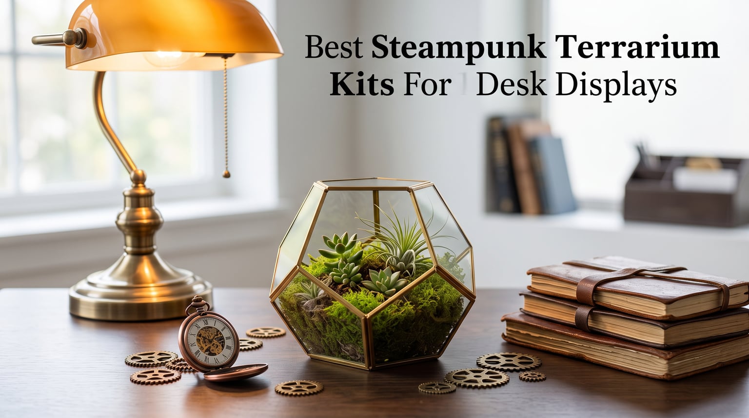 Best Steampunk Terrarium Kits For Desk Displays