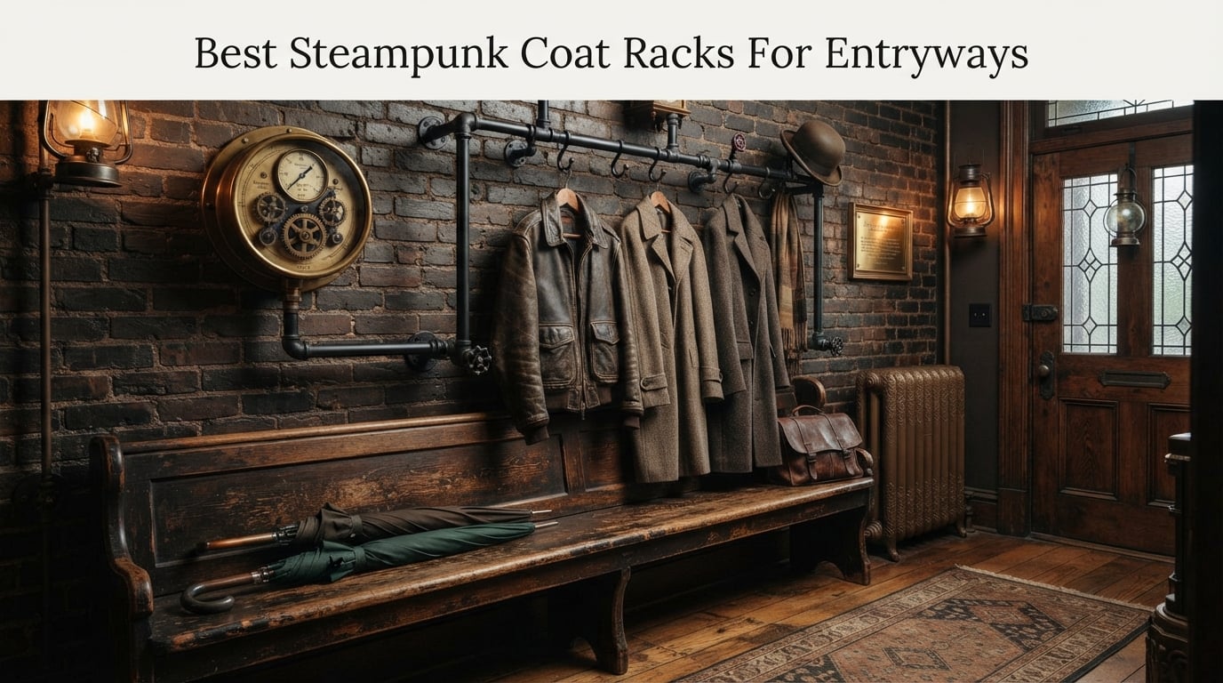 Best Steampunk Coat Racks For Entryways