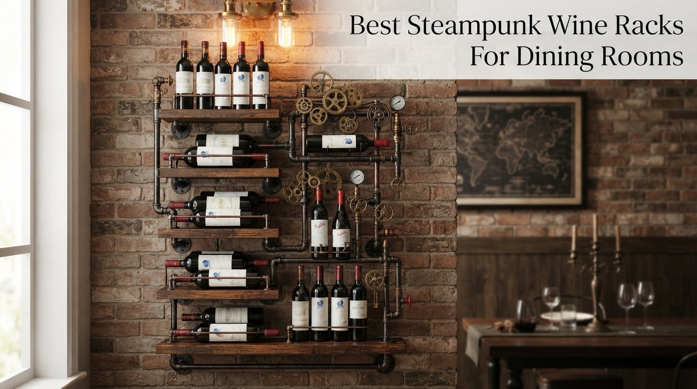 Best Steampunk Wine Racks For Dining Rooms