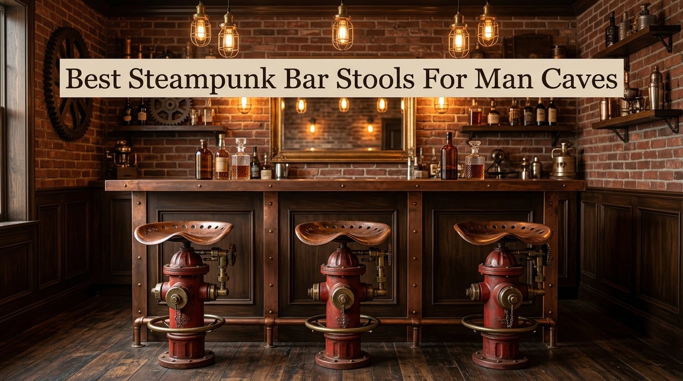 Best Steampunk Bar Stools For Man Caves