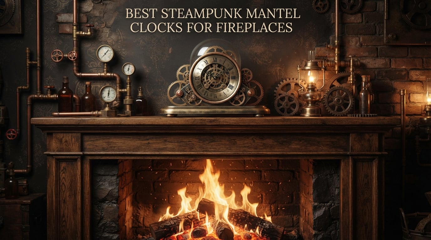 Best Steampunk Mantel Clocks For Fireplaces