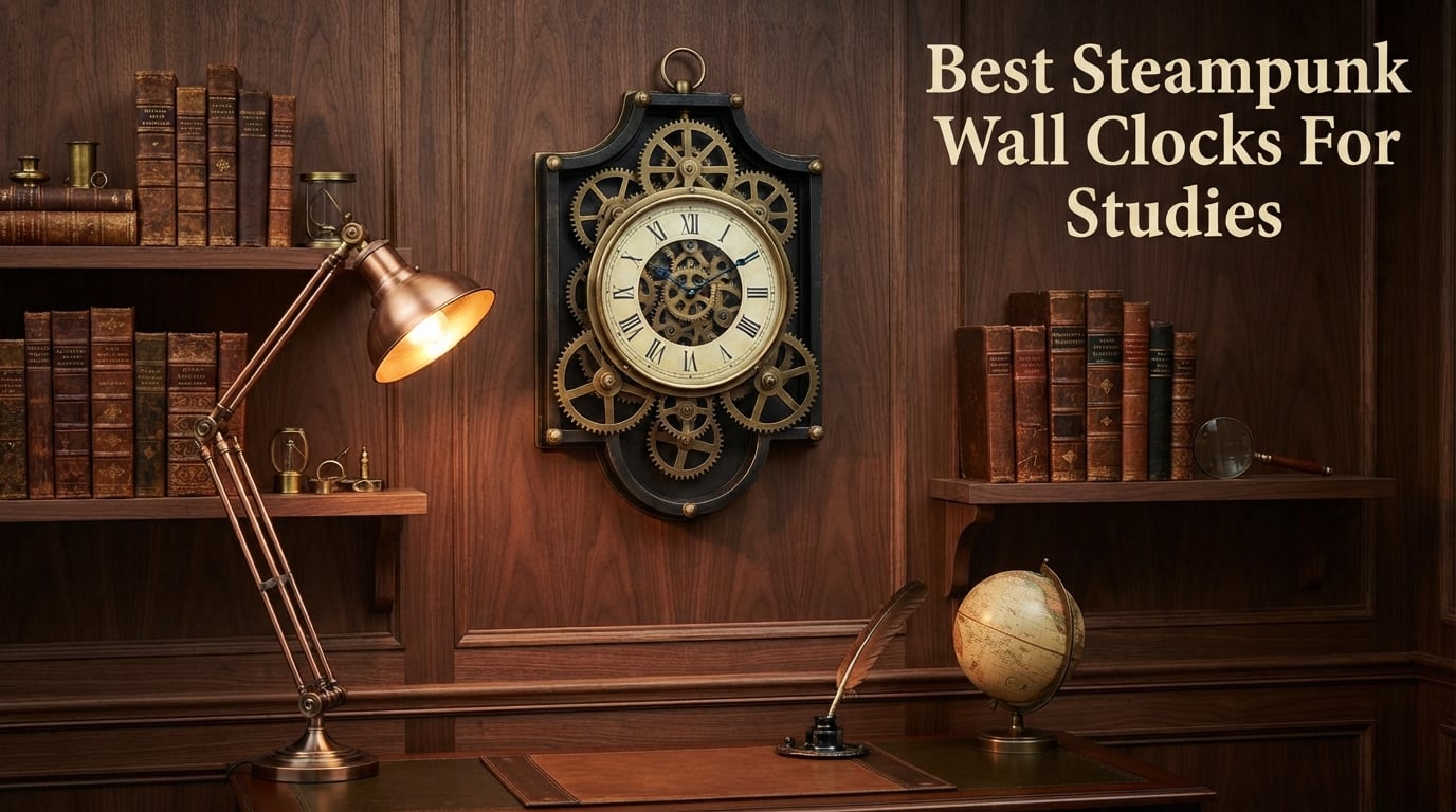 Best Steampunk Wall Clocks For Studies