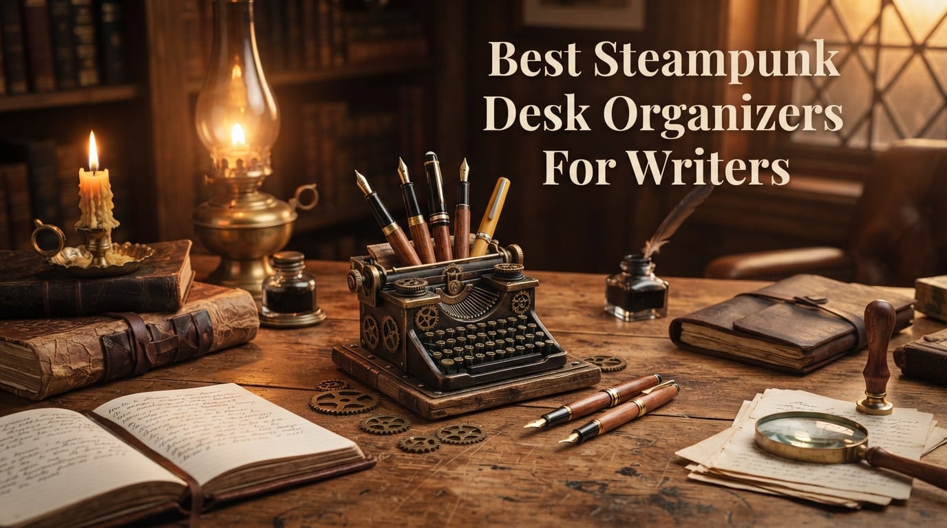 Best Steampunk Desk Organizers For Writers