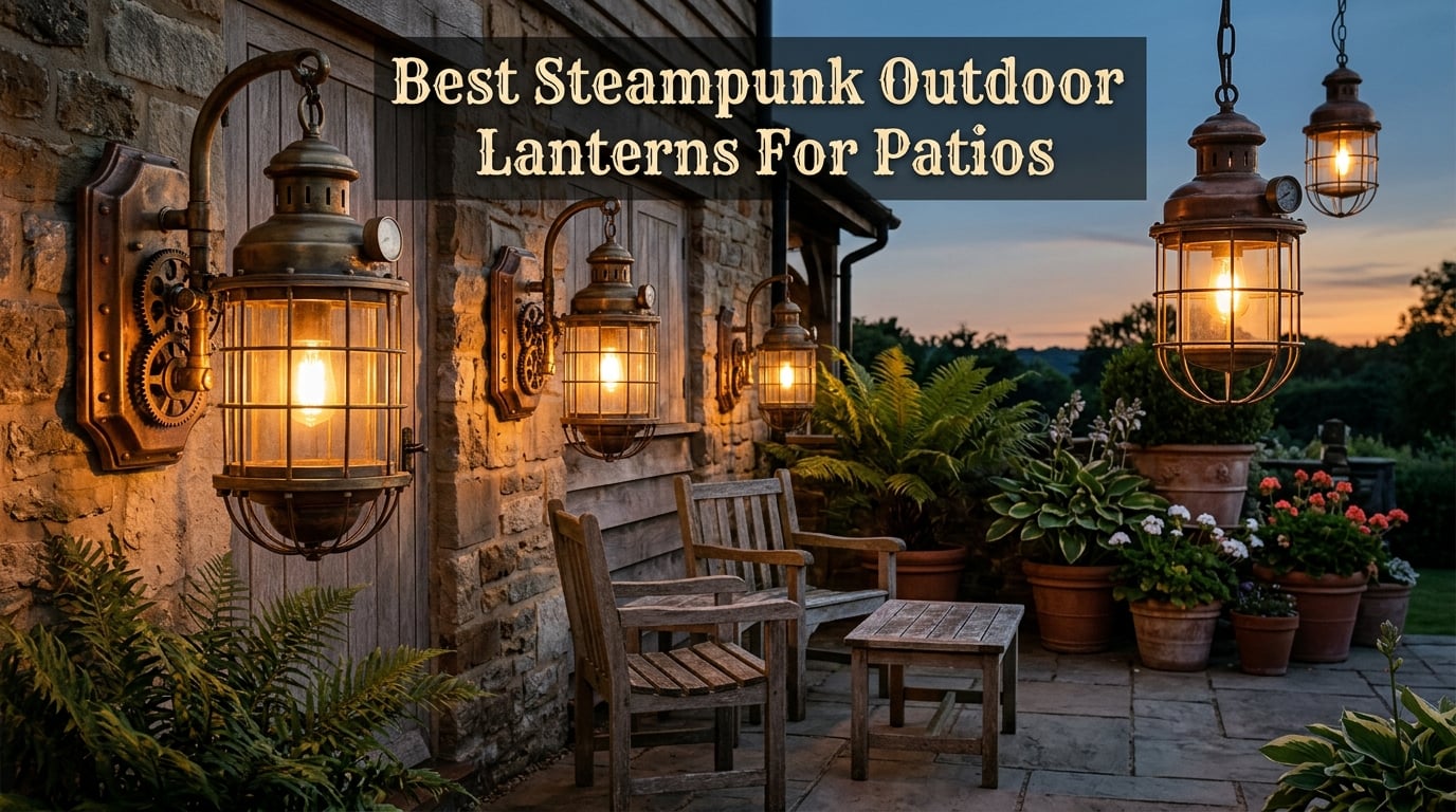 Best Steampunk Outdoor Lanterns For Patios