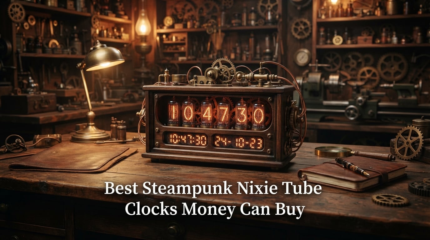 Best Steampunk Nixie Tube Clocks Money Can Buy