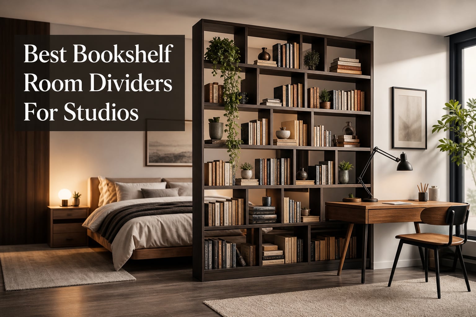 Best Bookshelf Room Dividers For Studios
