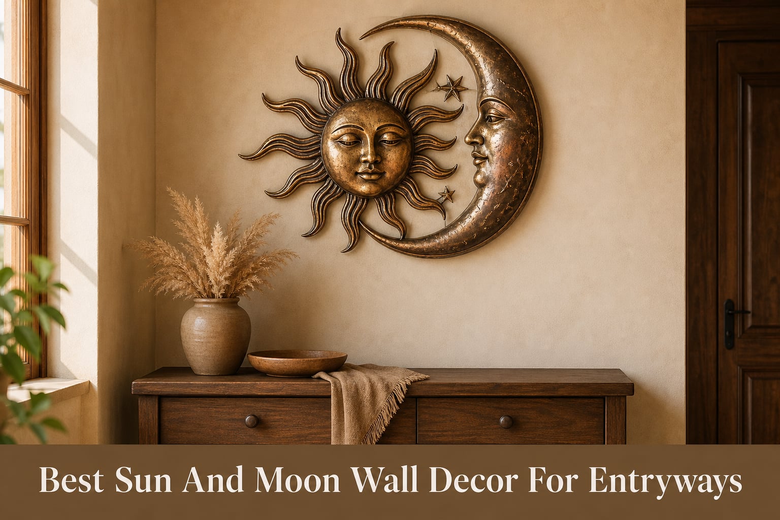 Best Sun And Moon Wall Decor For Entryways