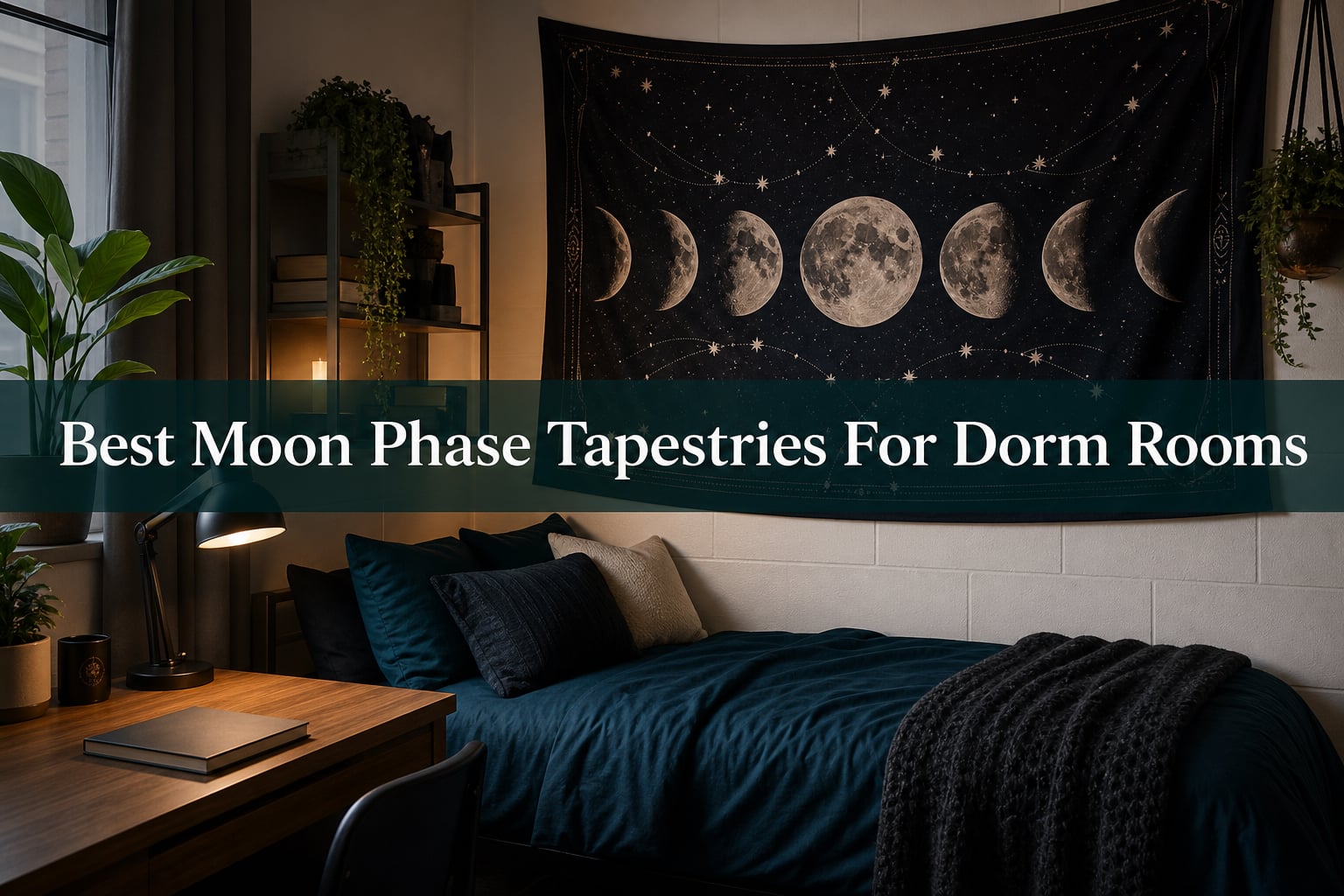 Best Moon Phase Tapestries For Dorm Rooms