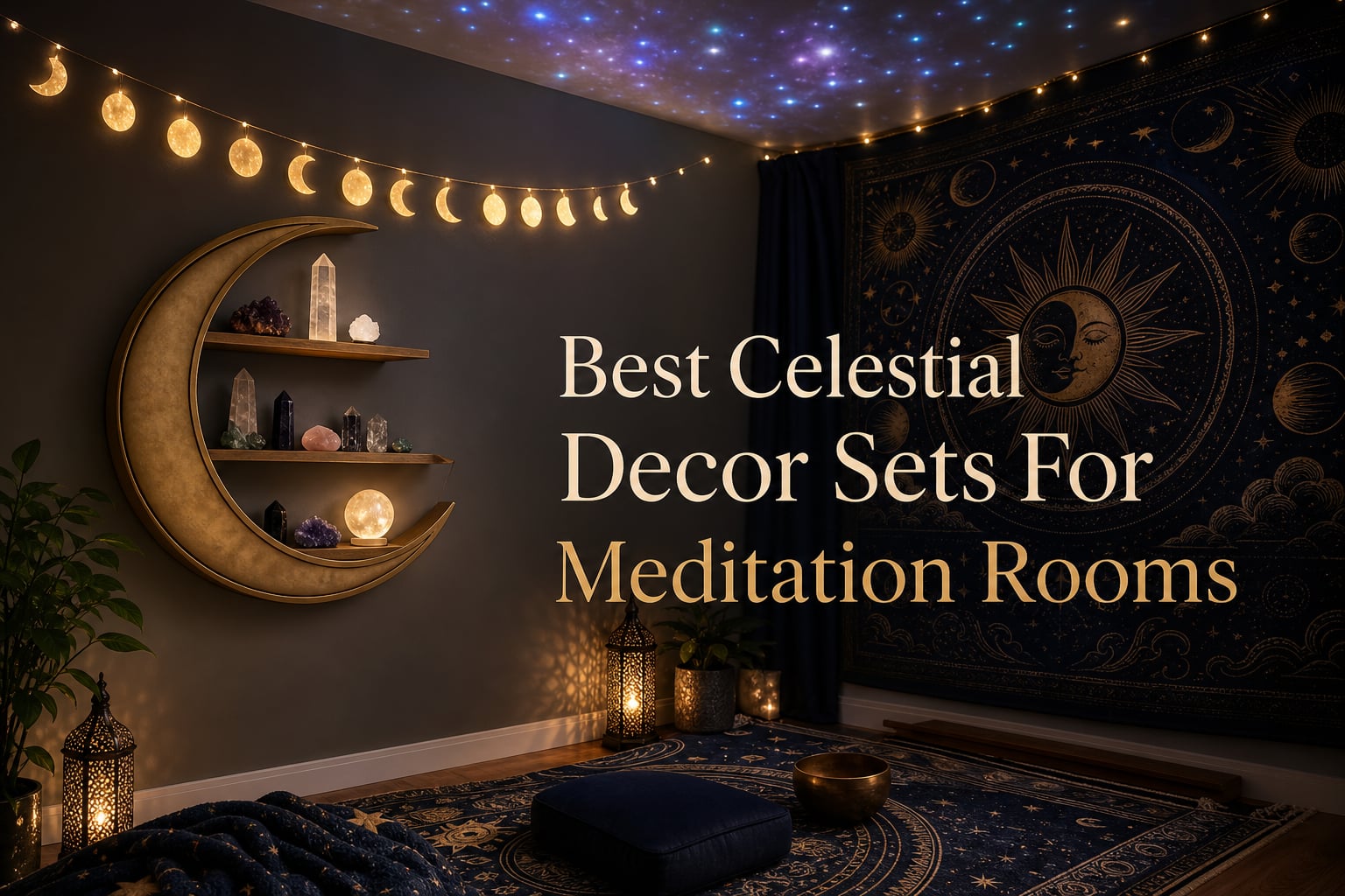 Best Celestial Decor Sets For Meditation Rooms
