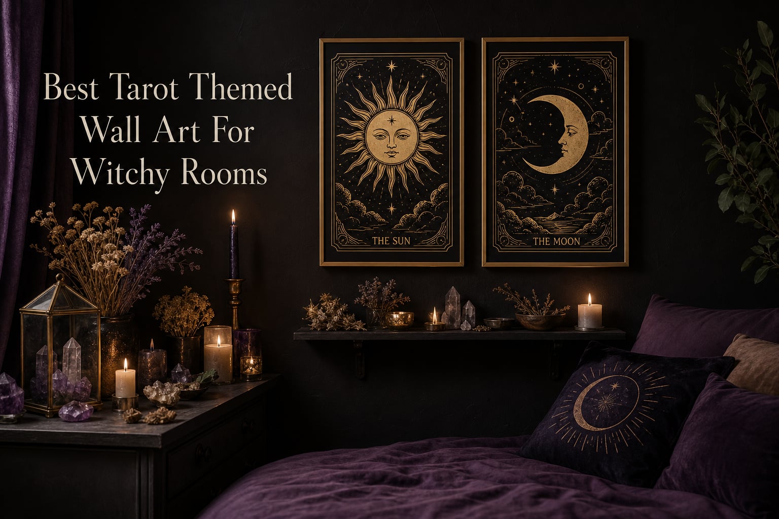 Best Tarot Themed Wall Art For Witchy Rooms