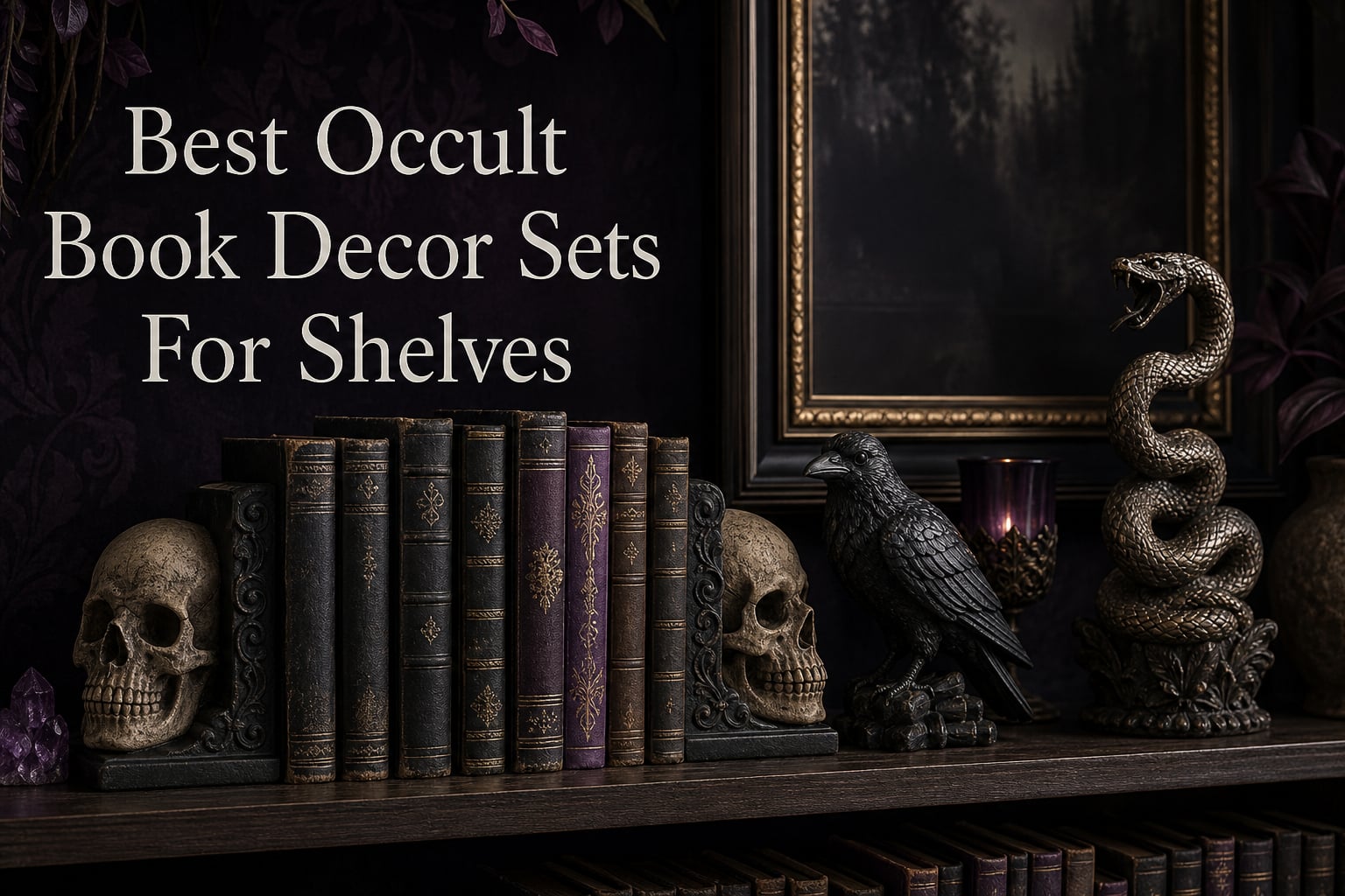 Best Occult Book Decor Sets For Shelves