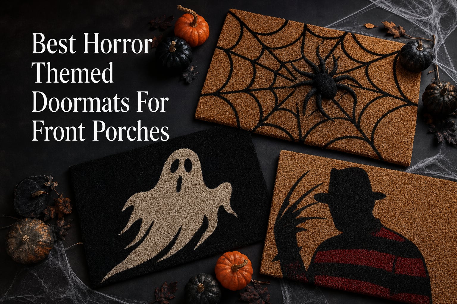 Best Horror Themed Doormats For Front Porches