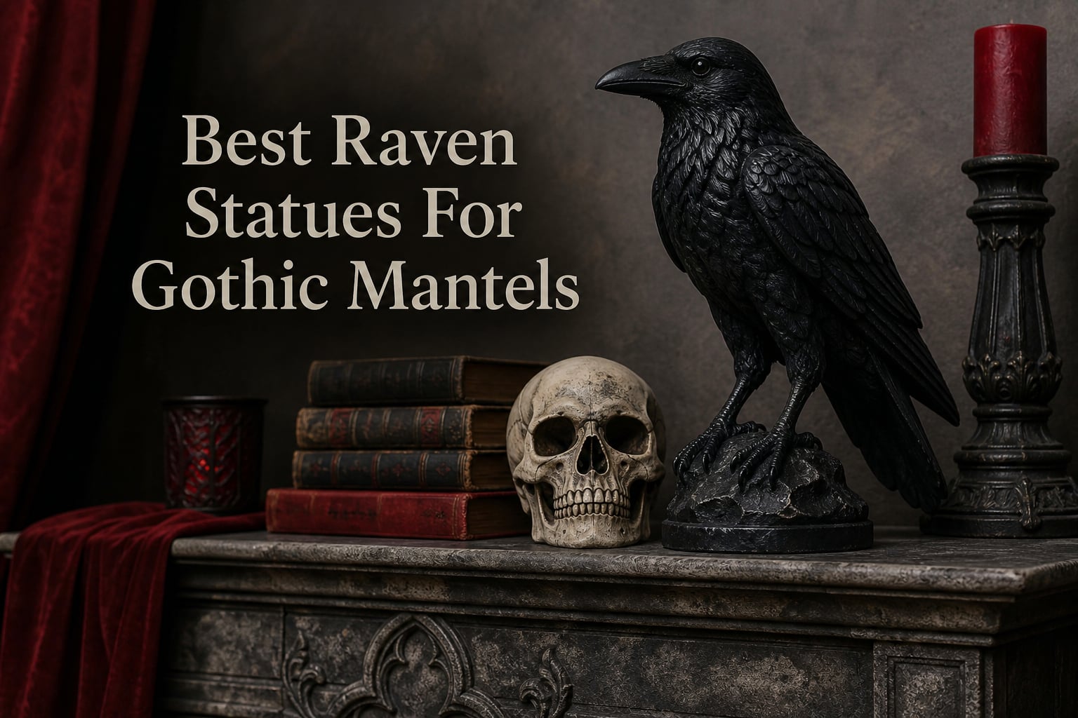 Best Raven Statues For Gothic Mantels