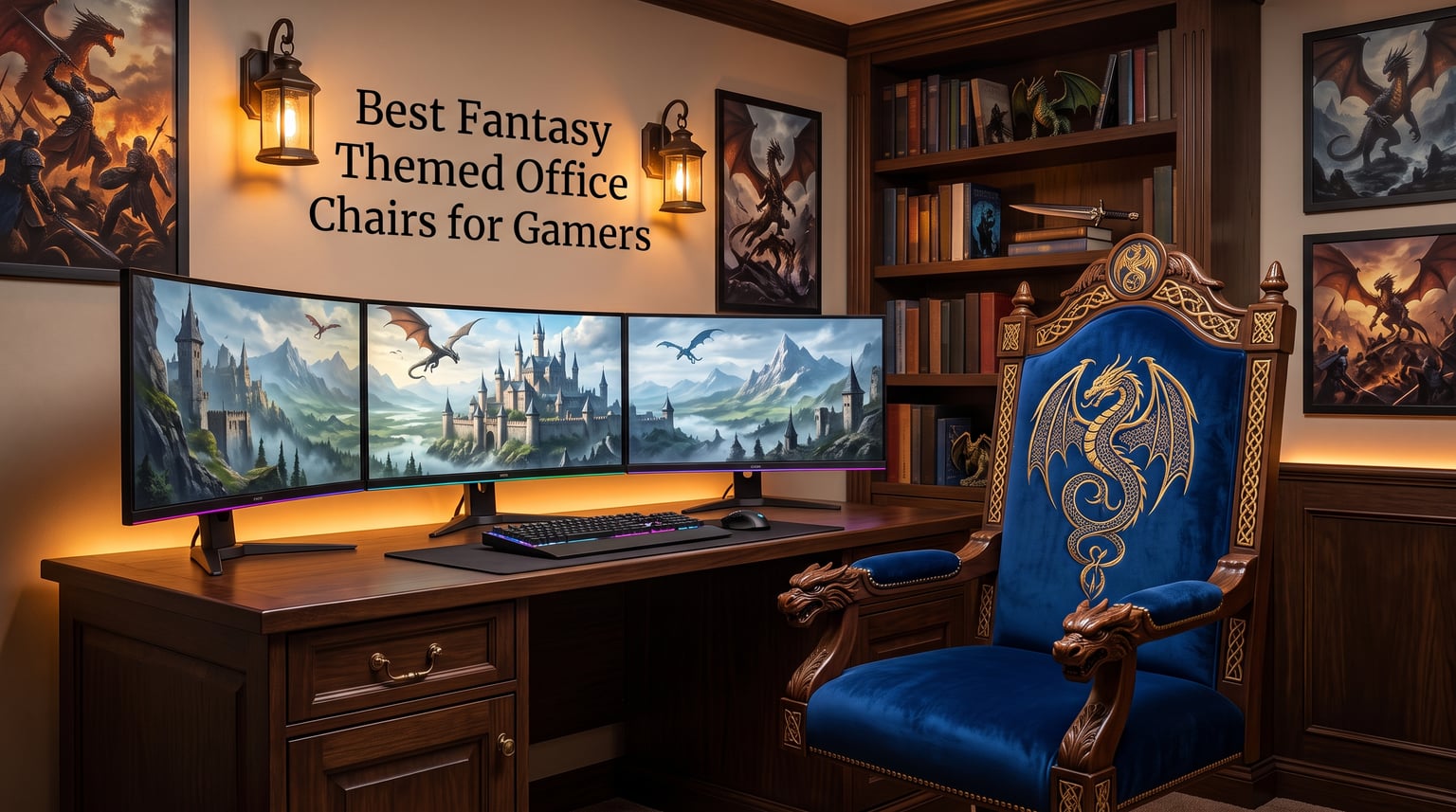 Best Fantasy Themed Office Chairs for Gamers