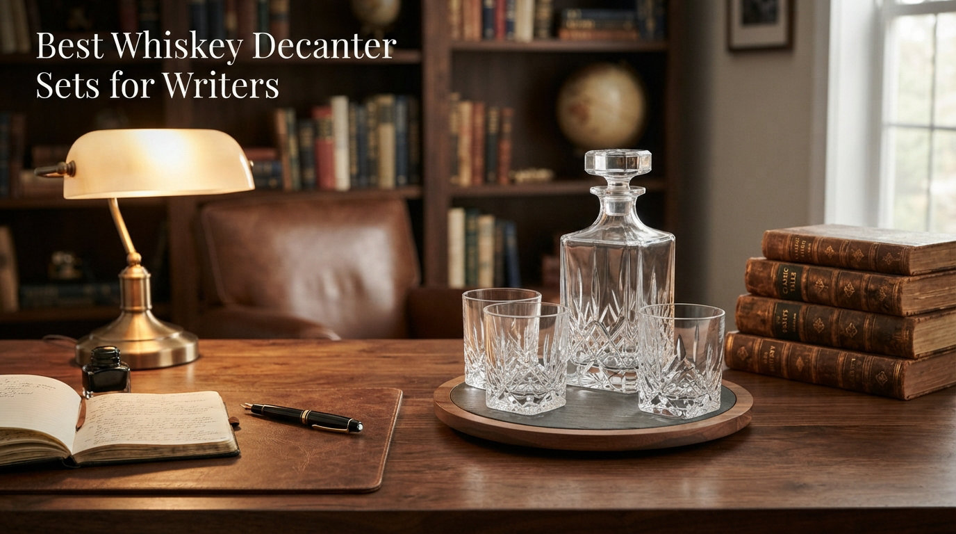Best Whiskey Decanter Sets for Writers
