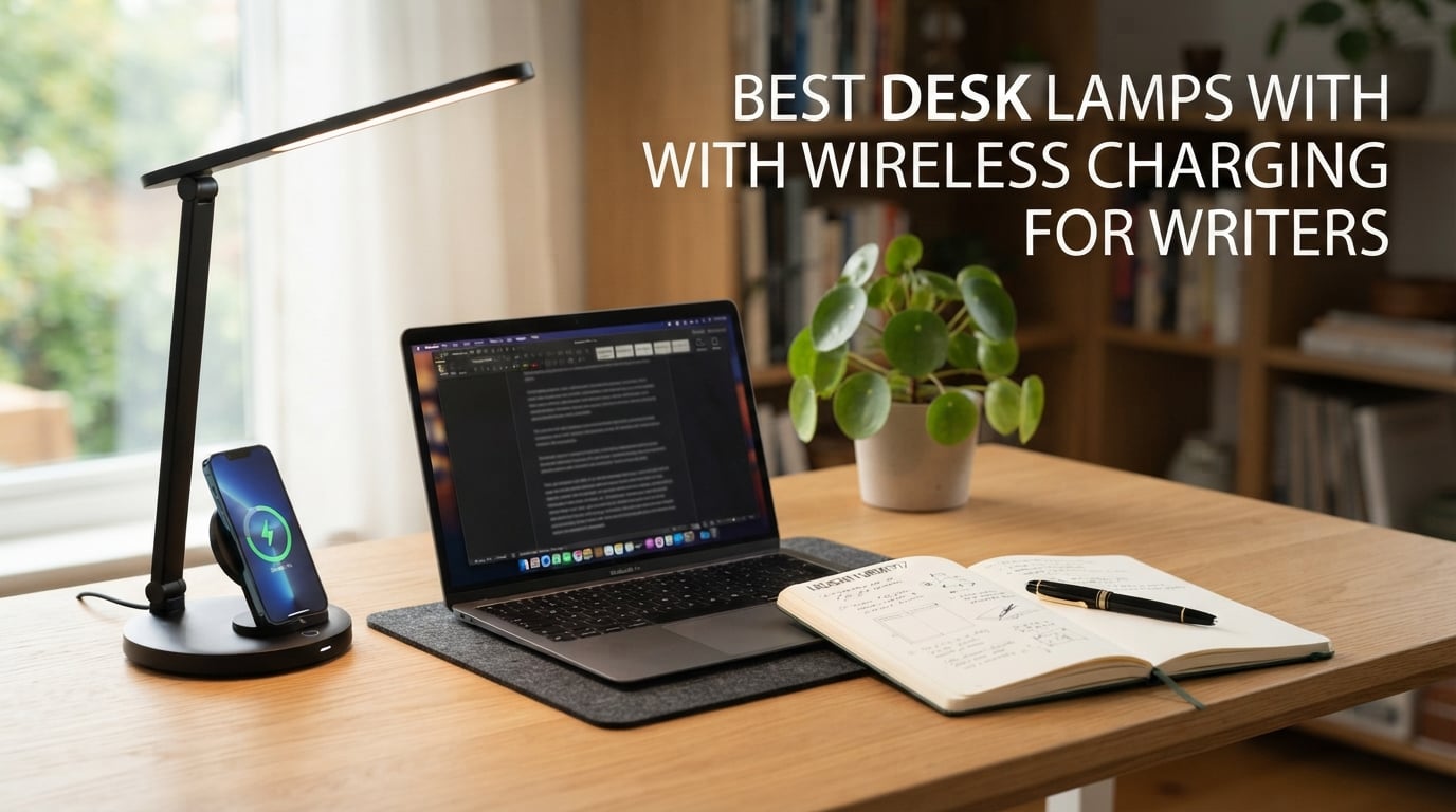 Best Desk Lamps with Wireless Charging for Writers