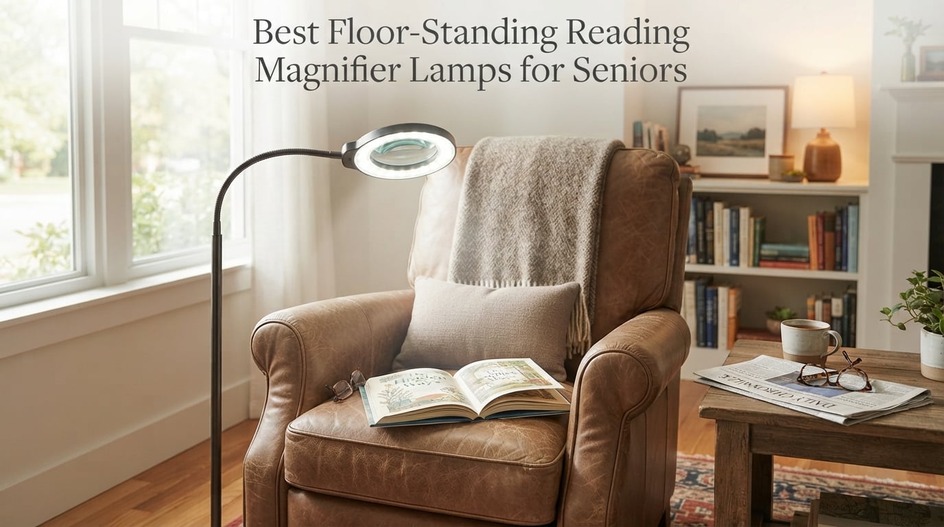 Best Floor-Standing Reading Magnifier Lamps for Seniors