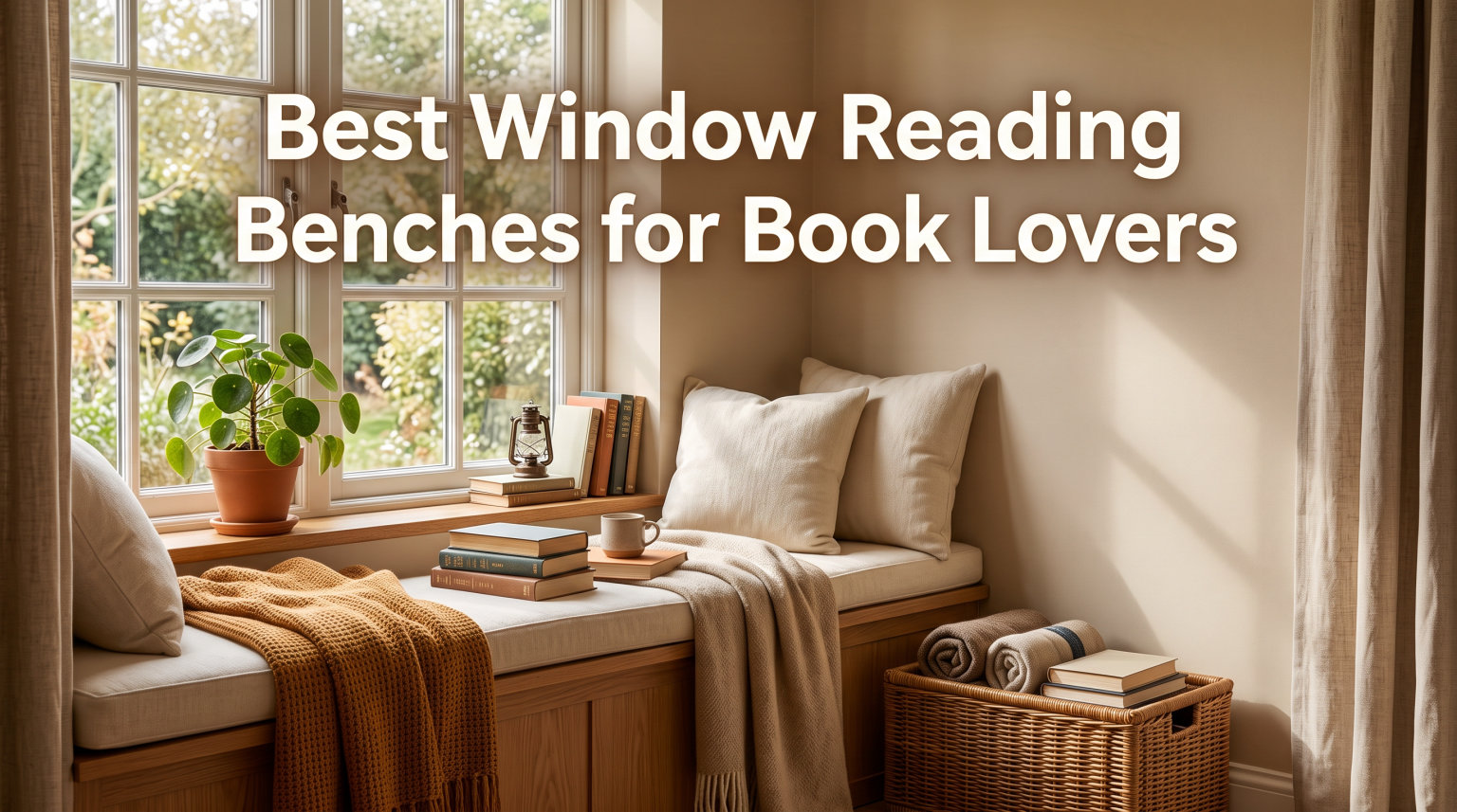 Best Window Reading Benches for Book Lovers