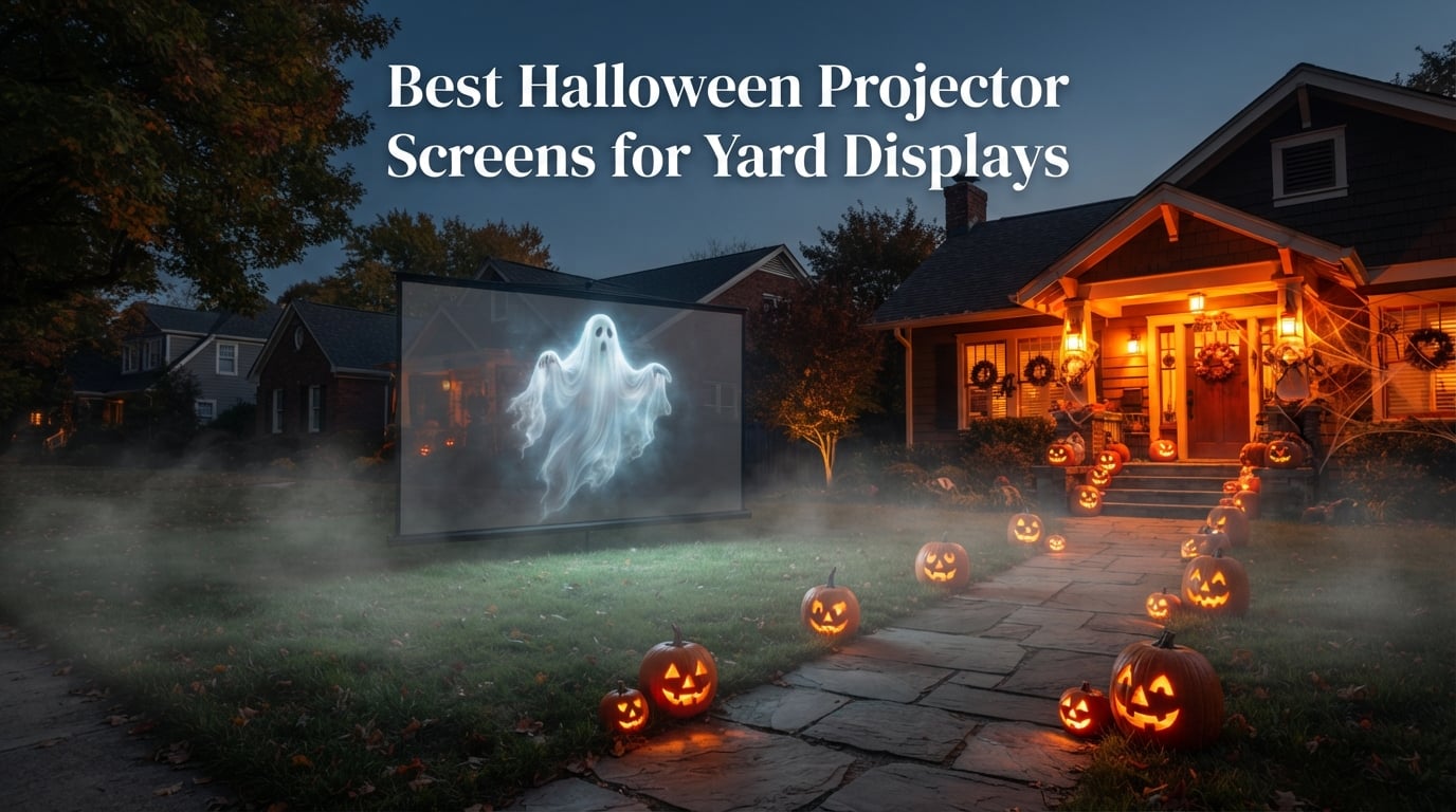 Best Halloween Projector Screens for Yard Displays