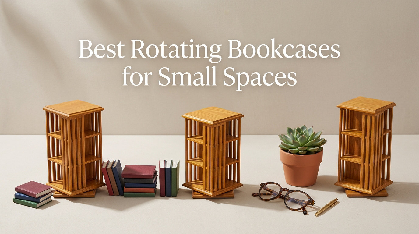 Best Rotating Bookcases for Small Spaces