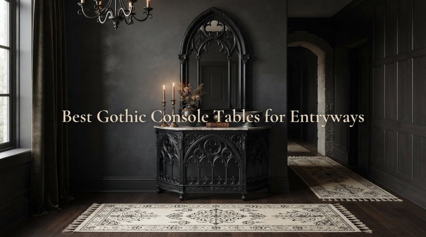 Best Gothic Console Tables for Entryways