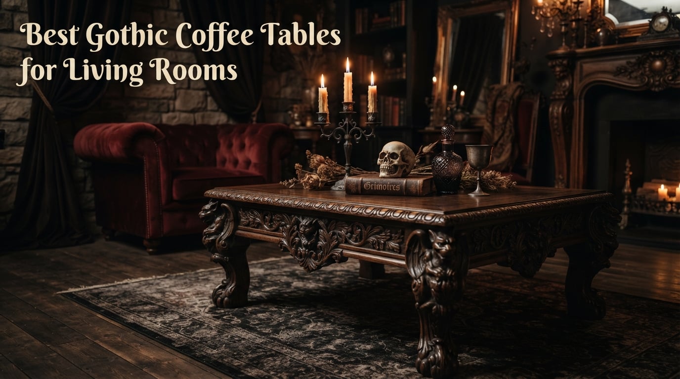 Best Gothic Coffee Tables for Living Rooms