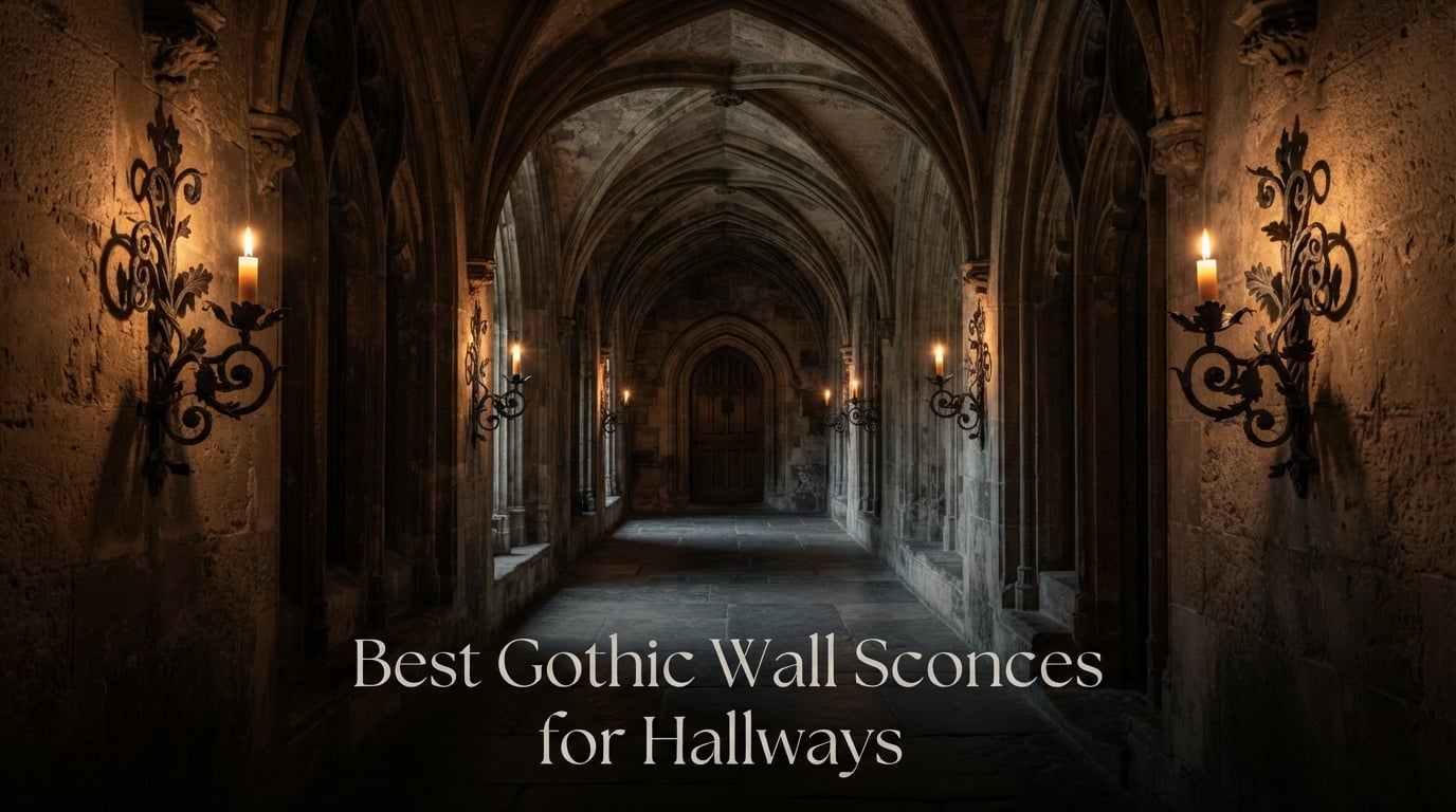 Best Gothic Wall Sconces for Hallways