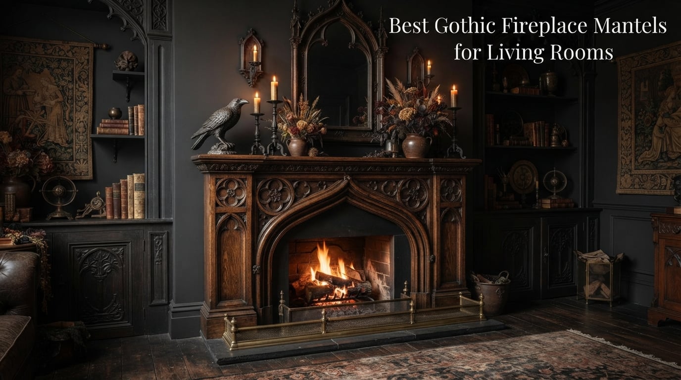Best Gothic Fireplace Mantels for Living Rooms