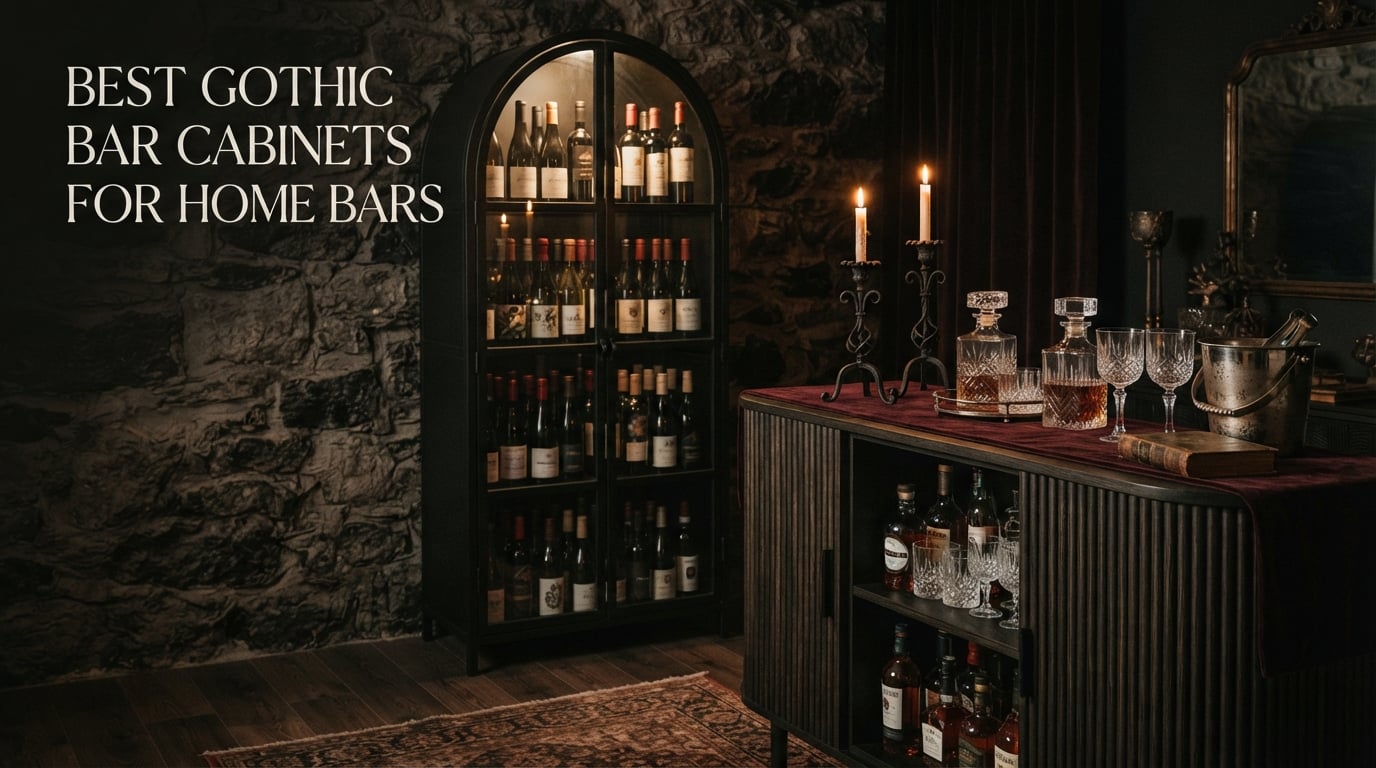 Best Gothic Bar Cabinets for Home Bars