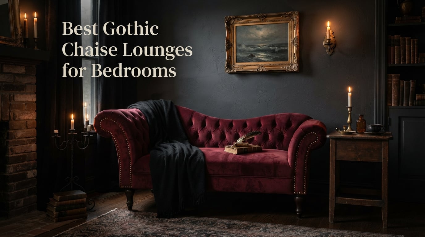 Best Gothic Chaise Lounges for Bedrooms