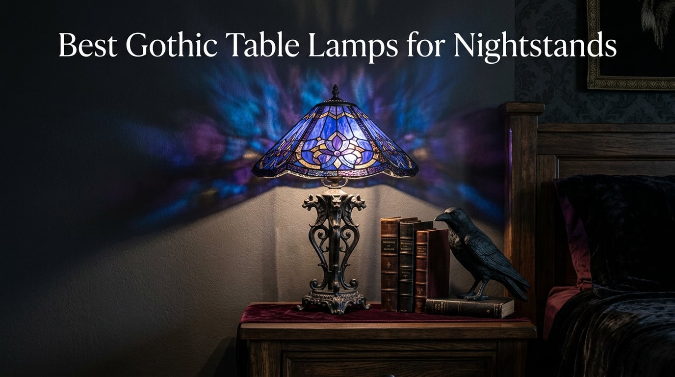 Best Gothic Table Lamps for Nightstands