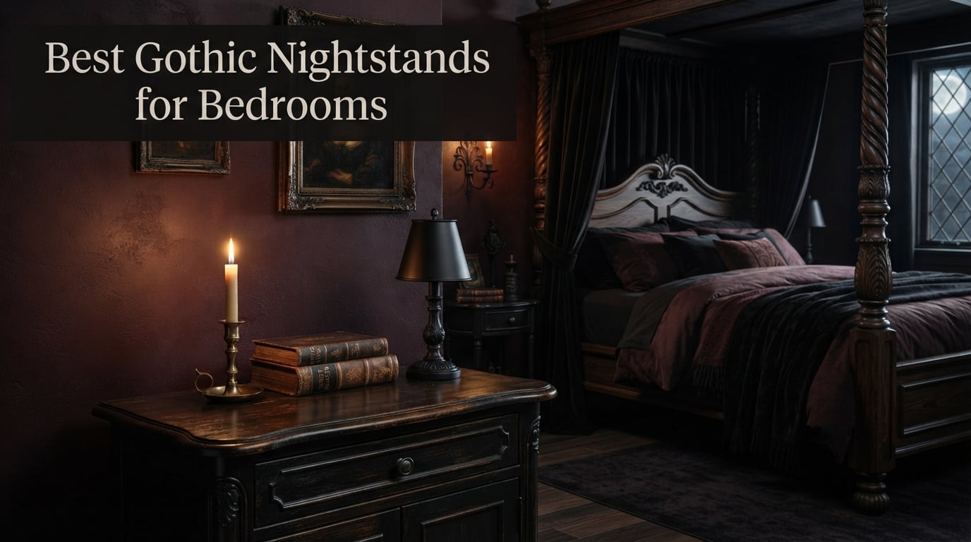Best Gothic Nightstands for Bedrooms