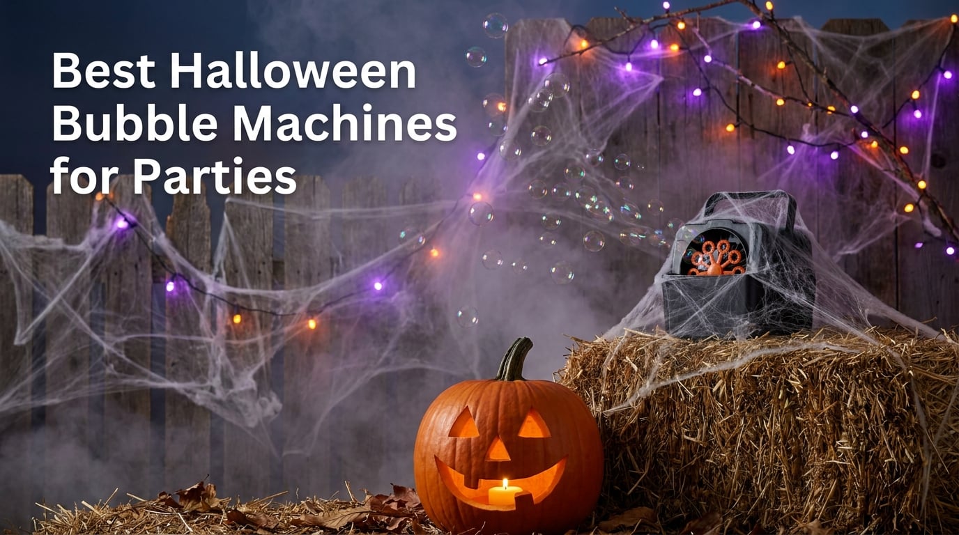 Best Halloween Bubble Machines for Parties