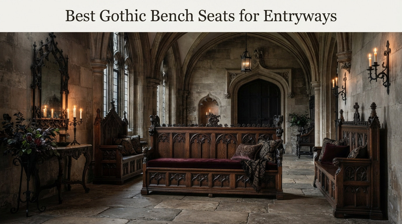 Best Gothic Bench Seats for Entryways