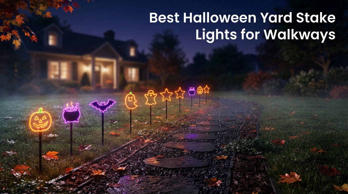 Best Halloween Yard Stake Lights for Walkways