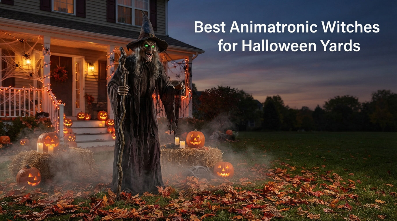 Best Animatronic Witches for Halloween Yards