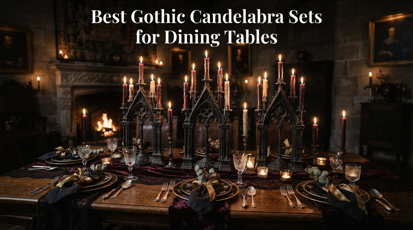 Best Gothic Candelabra Sets for Dining Tables