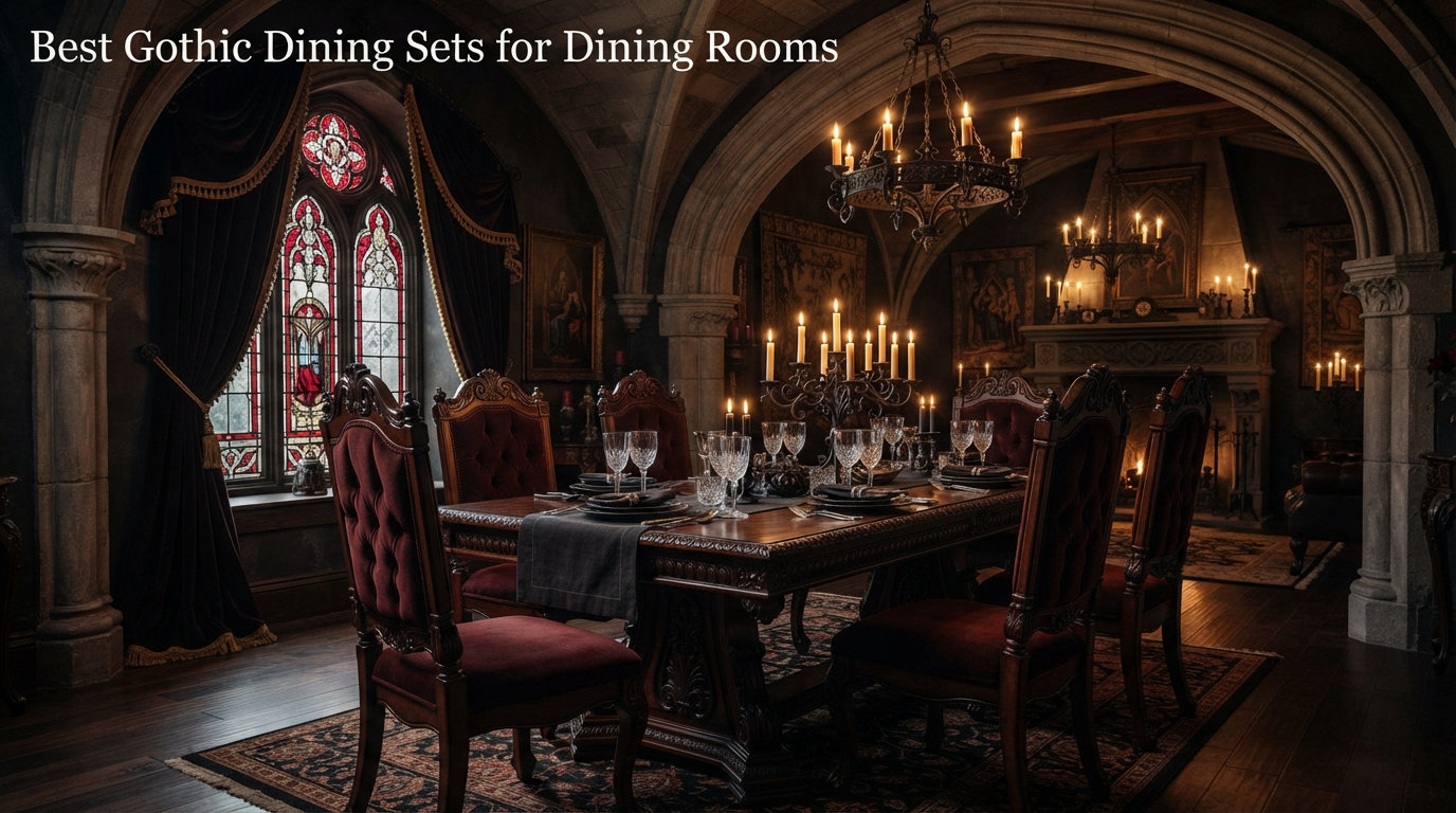 Best Gothic Dining Sets for Dining Rooms