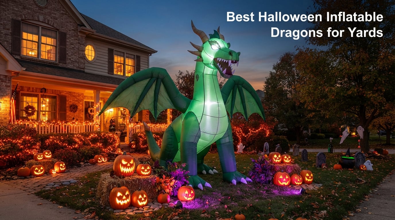 Best Halloween Inflatable Dragons for Yards