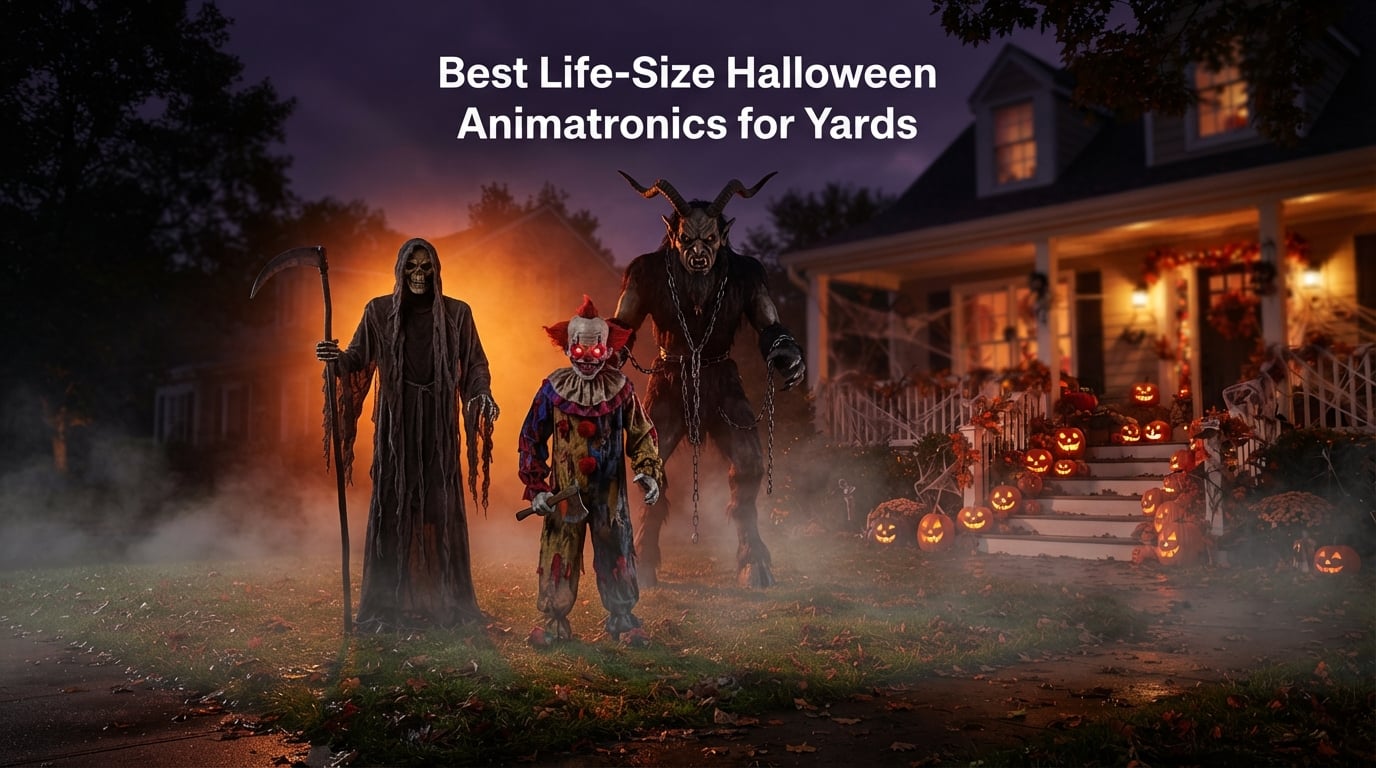 Best Life-Size Halloween Animatronics for Yards