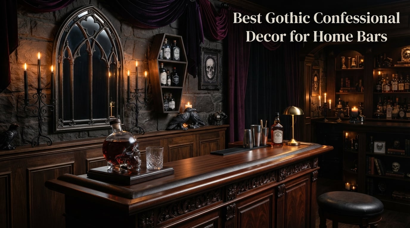 Best Gothic Confessional Decor for Home Bars