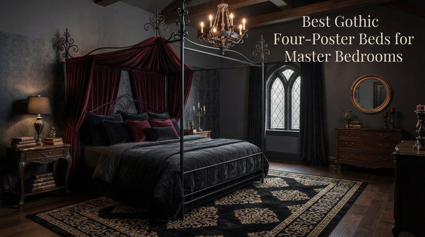 Best Gothic Four-Poster Beds for Master Bedrooms