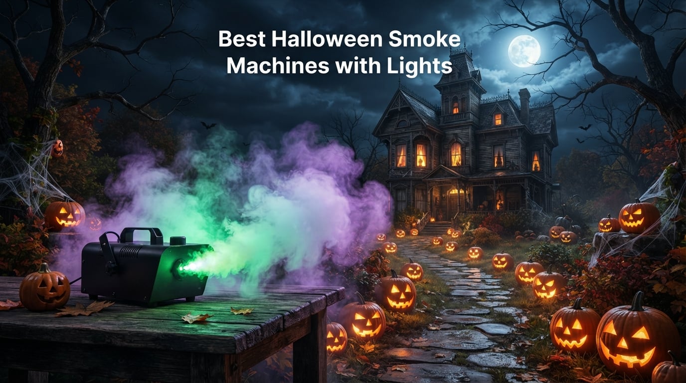 Best Halloween Smoke Machines with Lights